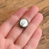 Round Inlay Flower Ring - Size 8
